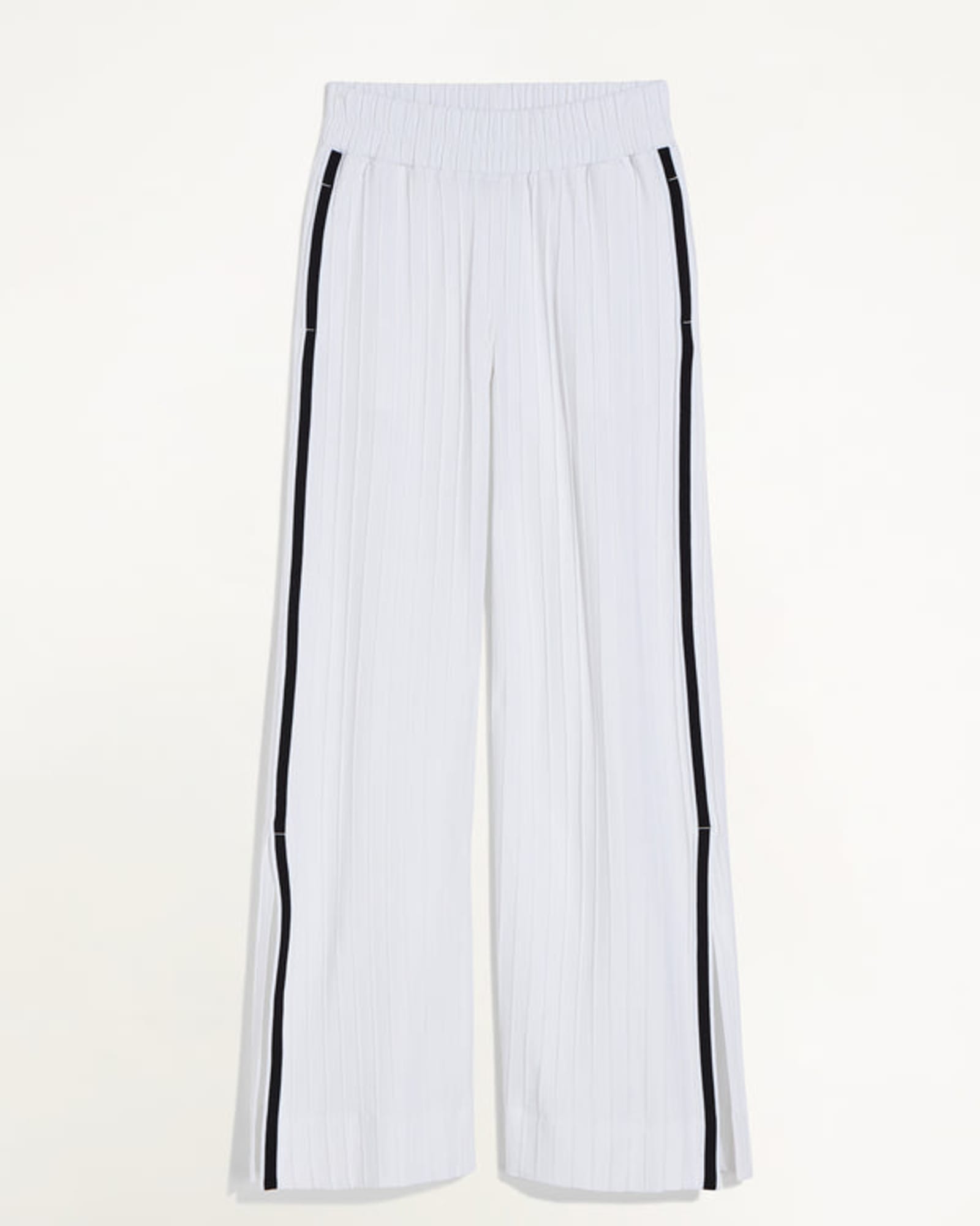 Slow Days of Summer Flare Trousers in White