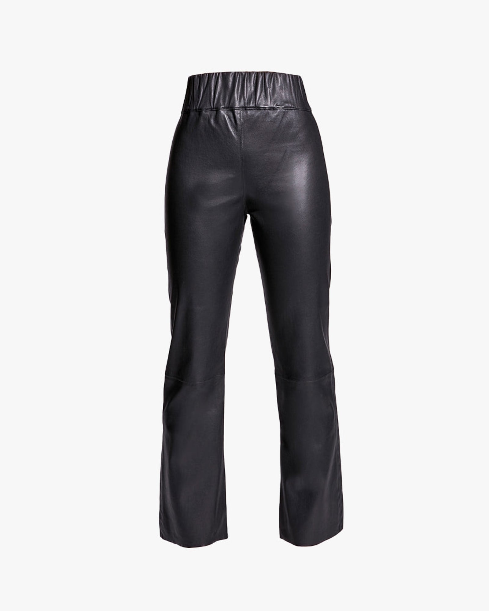 Stretch Leather Slim Bootcut Ankle Pants STATEMENT NYDJ™ - Feather Tan