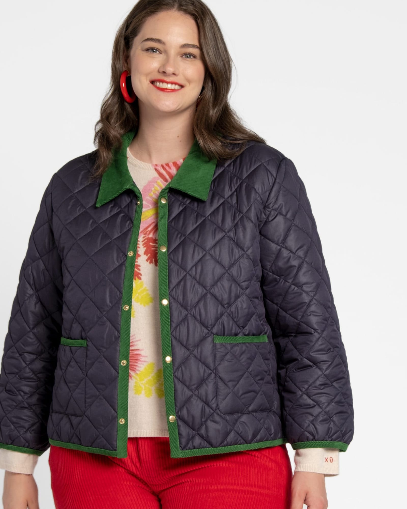 Quilted Jacket Navy | Navy