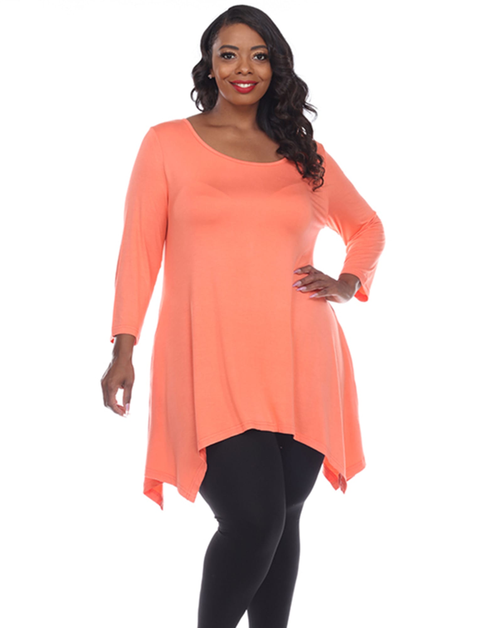 Tunic Flattering Plus Size Tops