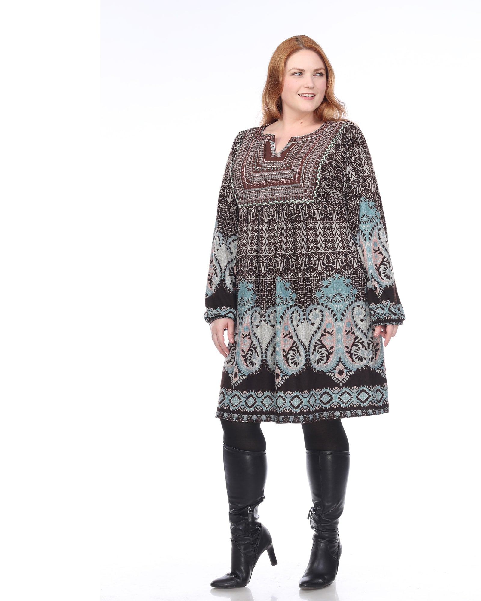 Plus Size Winter Fashion with Walmart - Smiles and Pearls