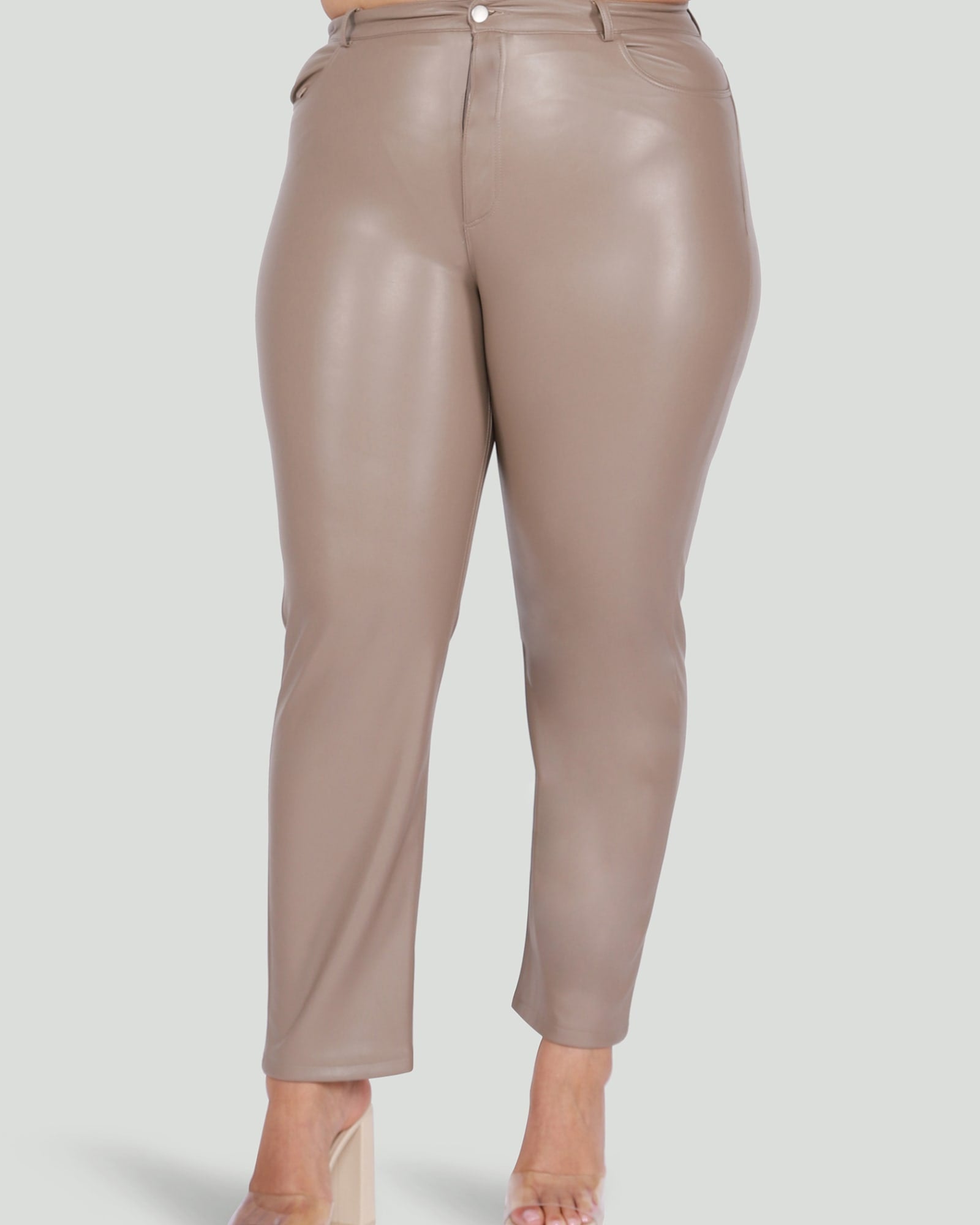 Plus Size Leather Pants