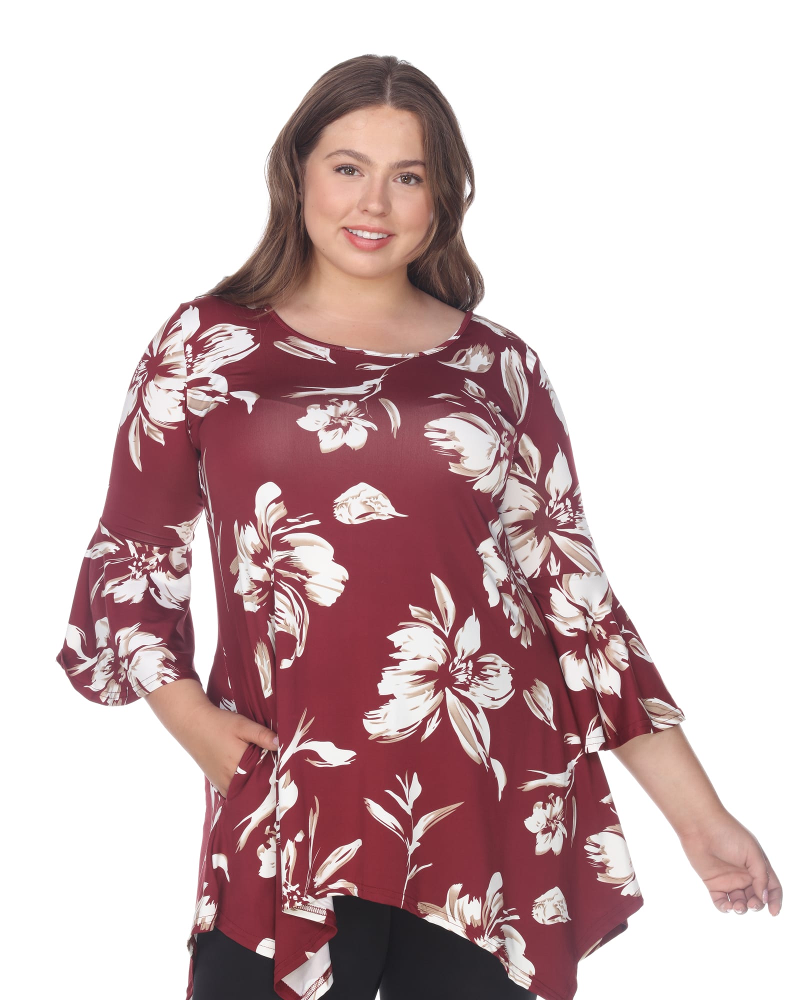 Blanche Tunic Top | Red
