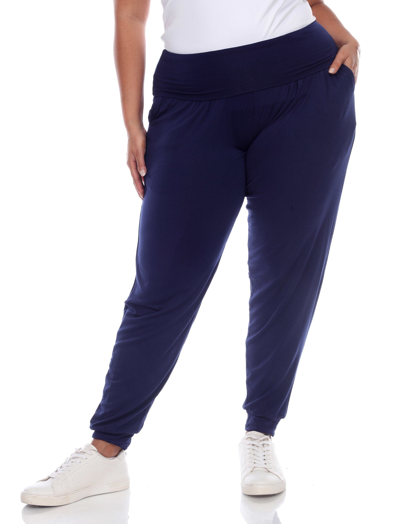 Dash Women's Plus Size Rayon Print Pull On Pants - DW3237-PT411-2X