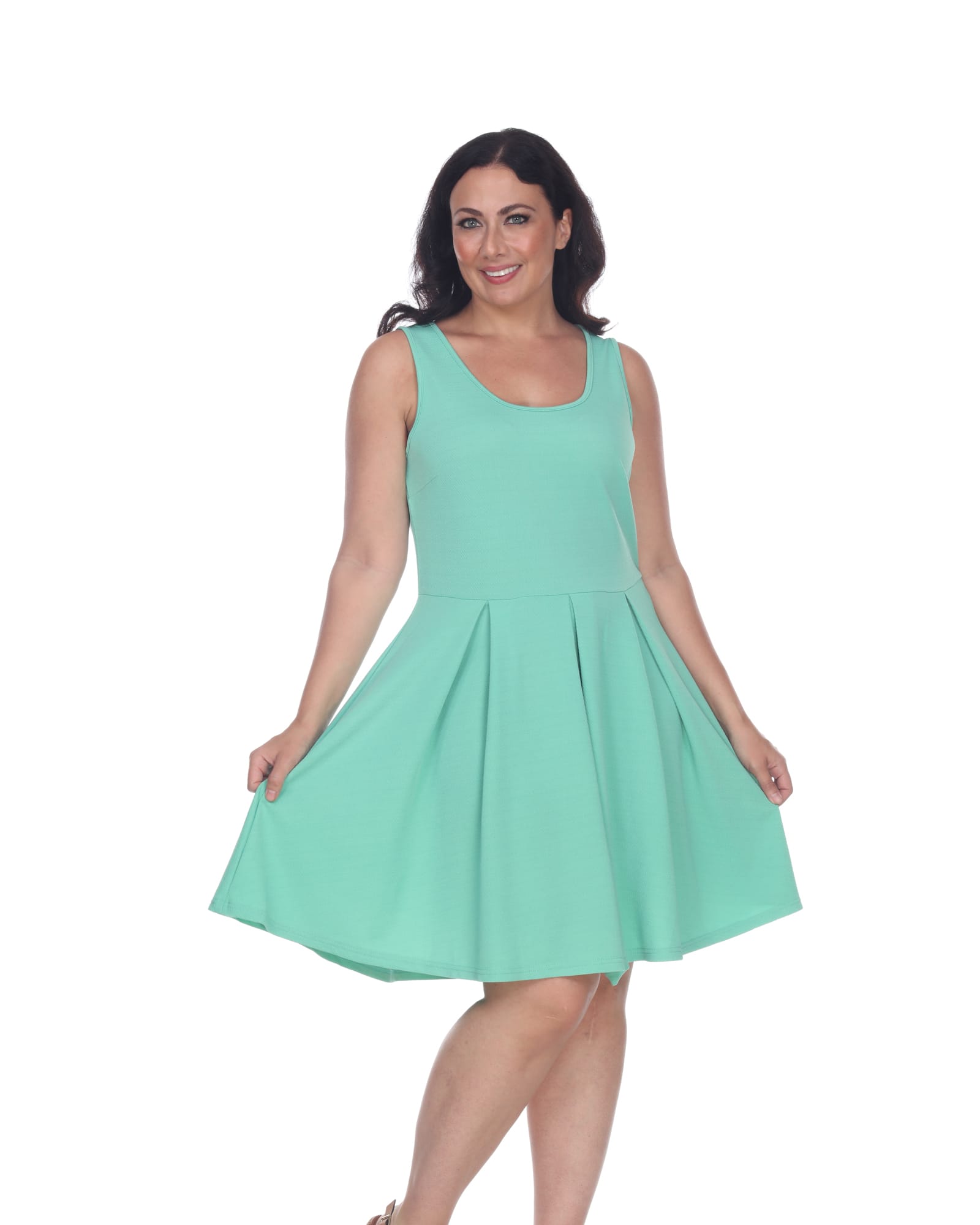 Crystal Fit and Flare Dress | Mint
