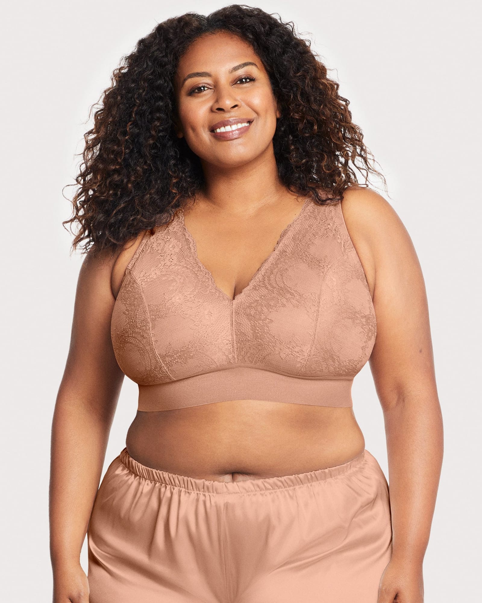 Glamour Embroidery Plus Size Underwire, Dia&Co