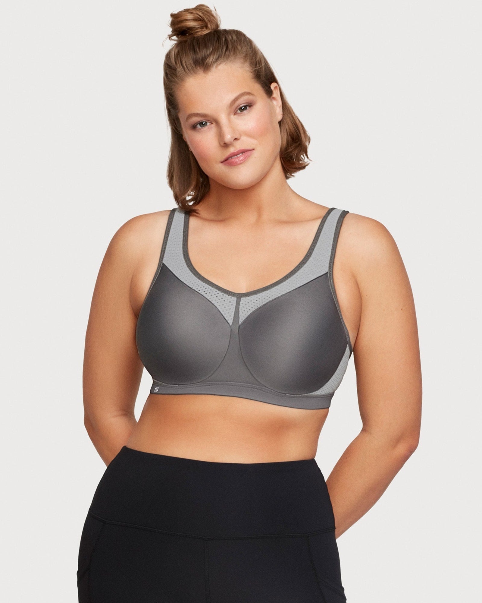 Energized Space Exploration Ribbed Racer-Back Sports Bra 201-1103S