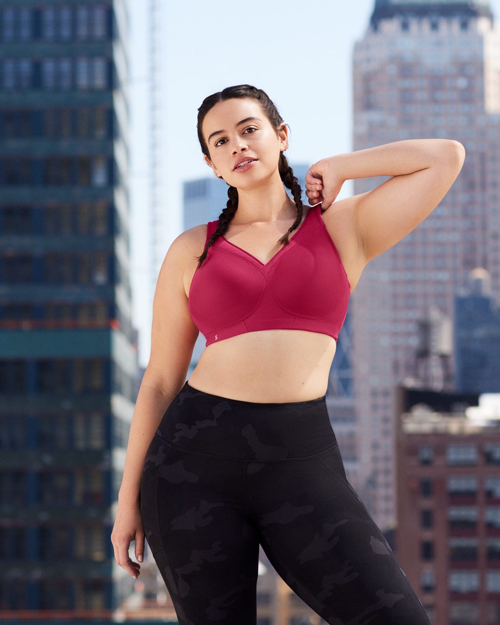 Red Sparkle Sports bra, Workout Bra – Essentially Savvy