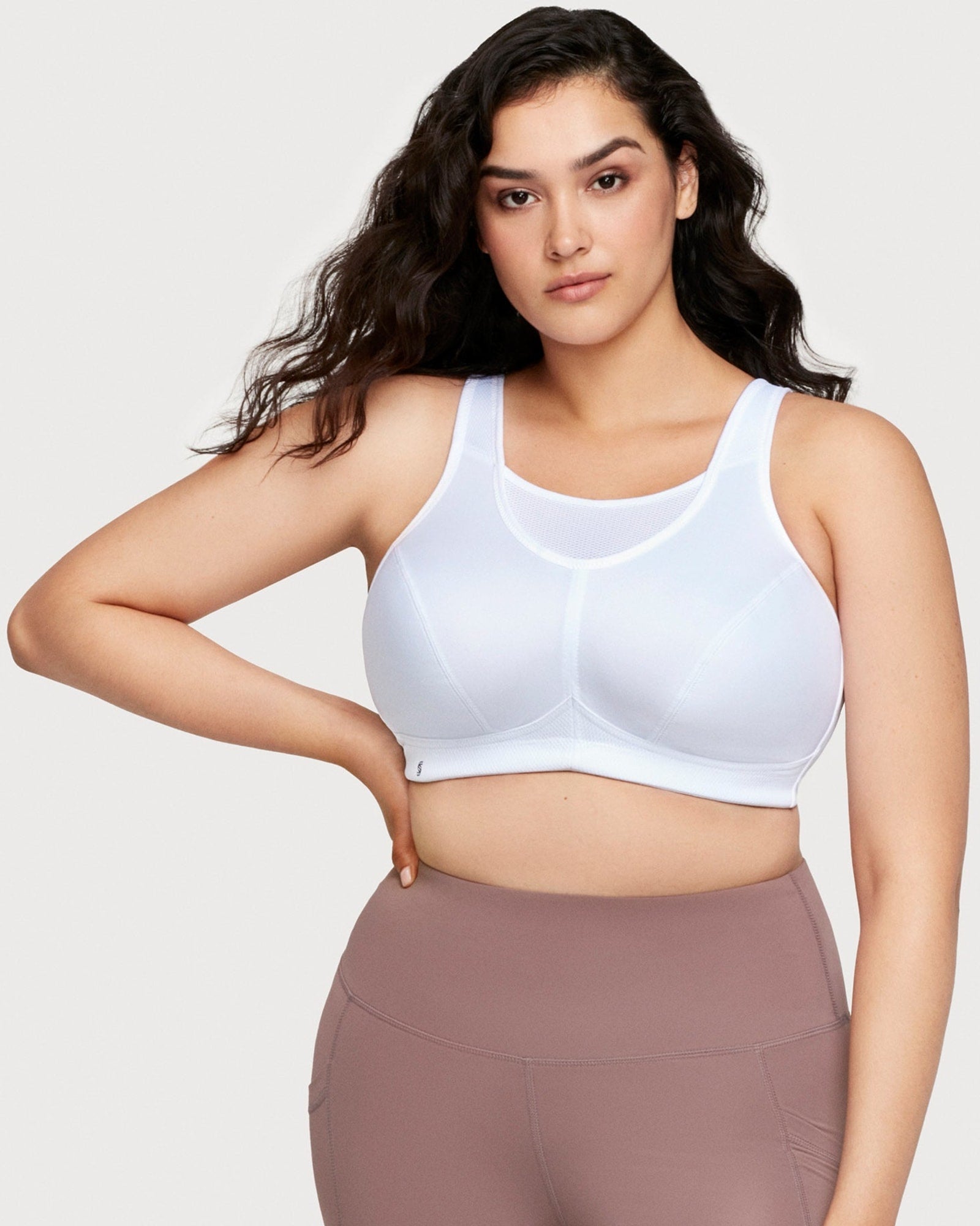 Plus Size White Bralette