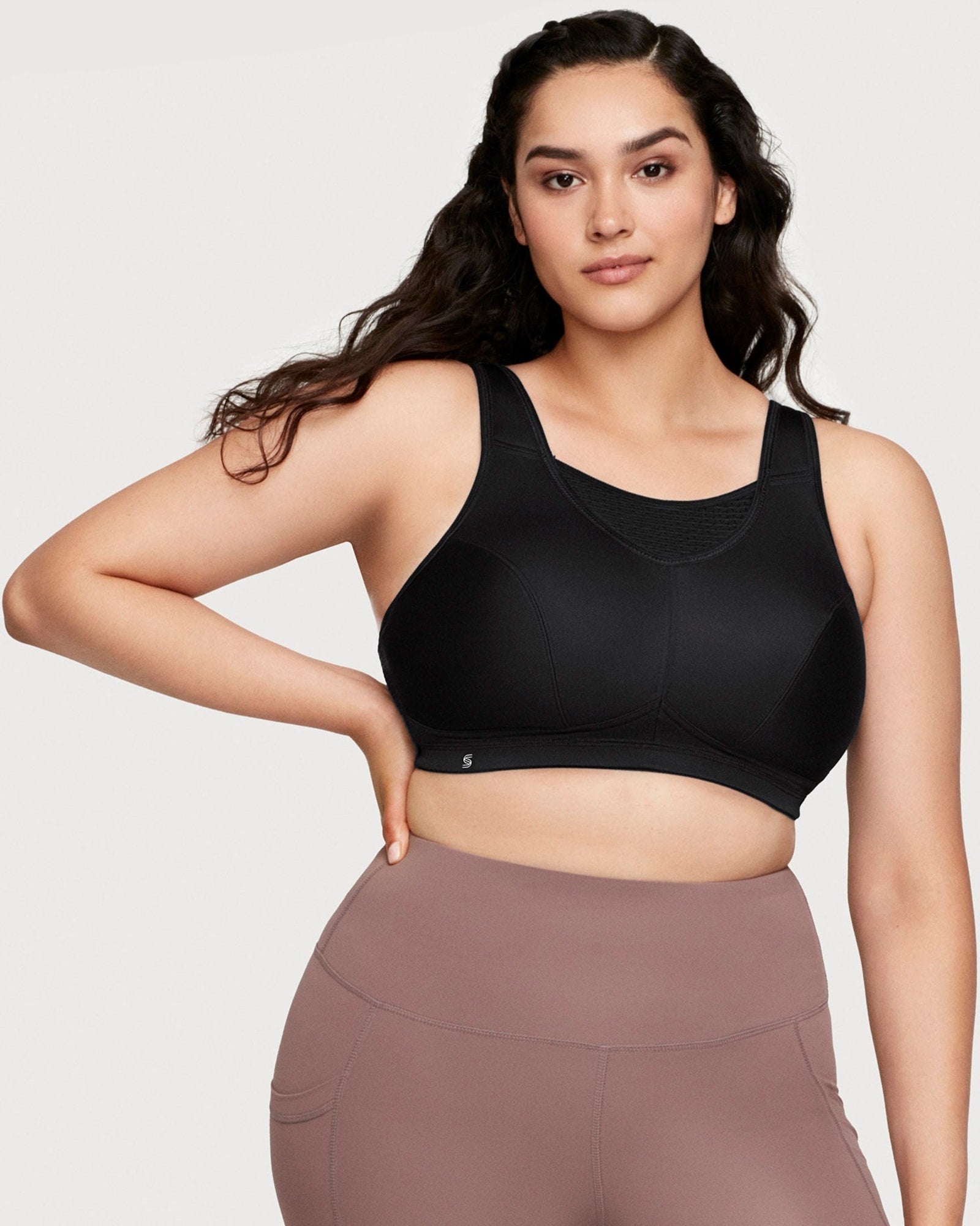 No-Bounce Camisole Elite Sports Bra Black