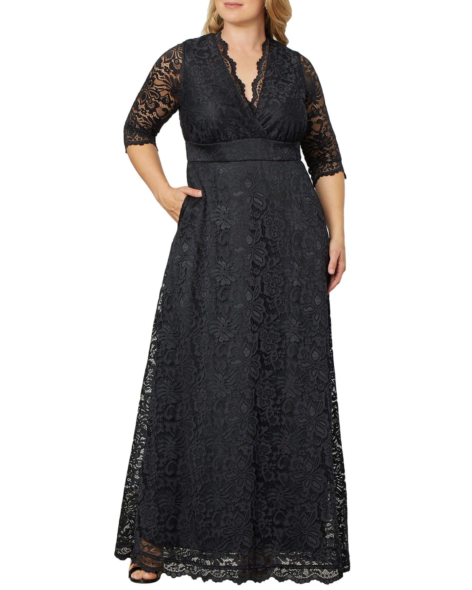 Maria Lace Evening Gown | ONYX
