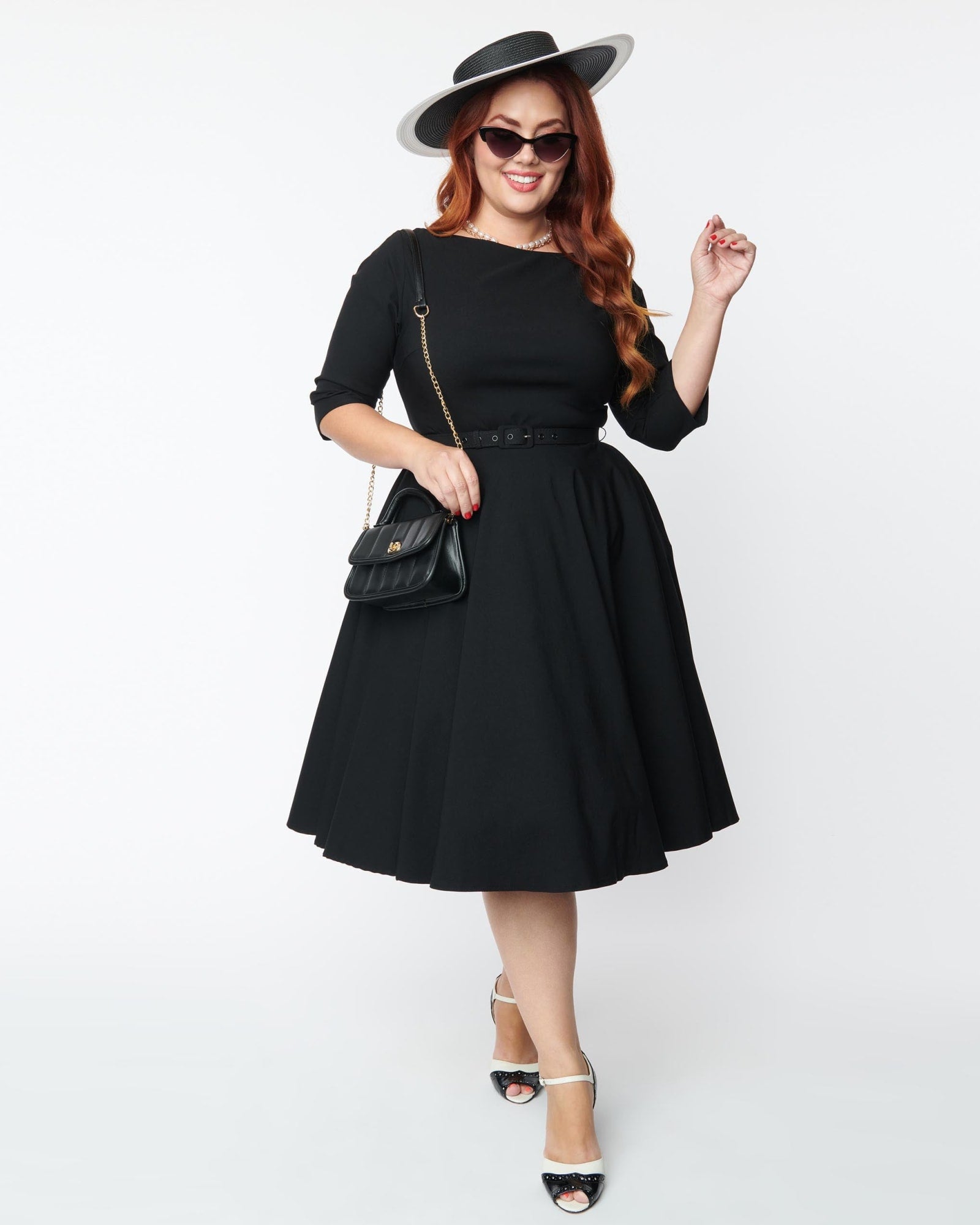 Black Cocktail Dress Plus Size