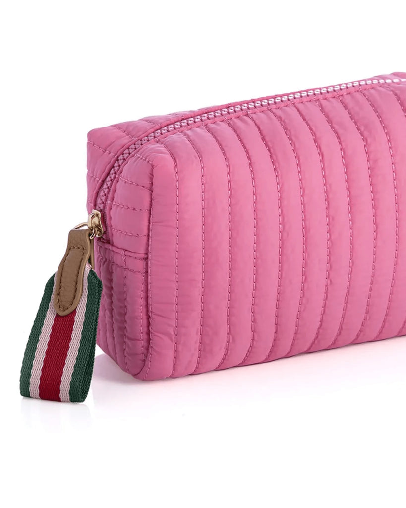 Ezra Sm Boxy Cosmetic Pouch | Pink
