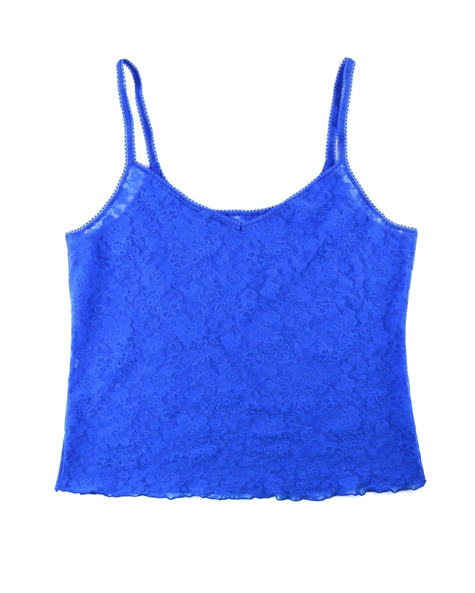 Camisoles & Slips, Royal Blue Netted Bralette Top