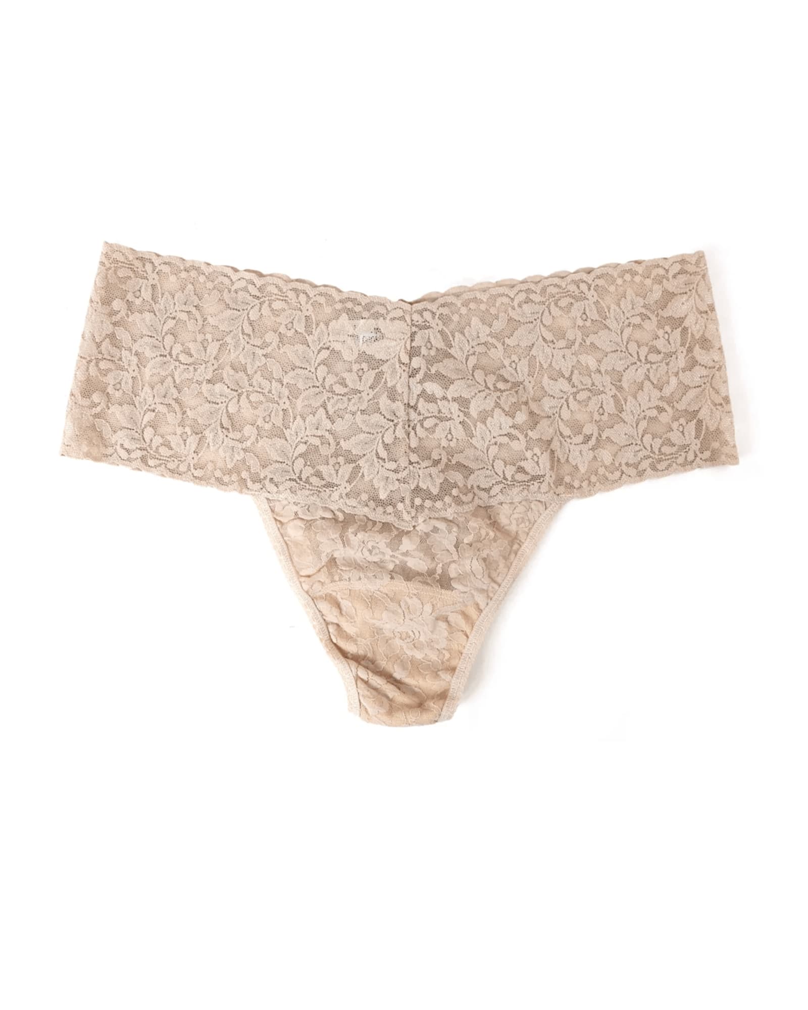 HANKY PANKY Signature set of three two-tone stretch-lace low-rise thongs