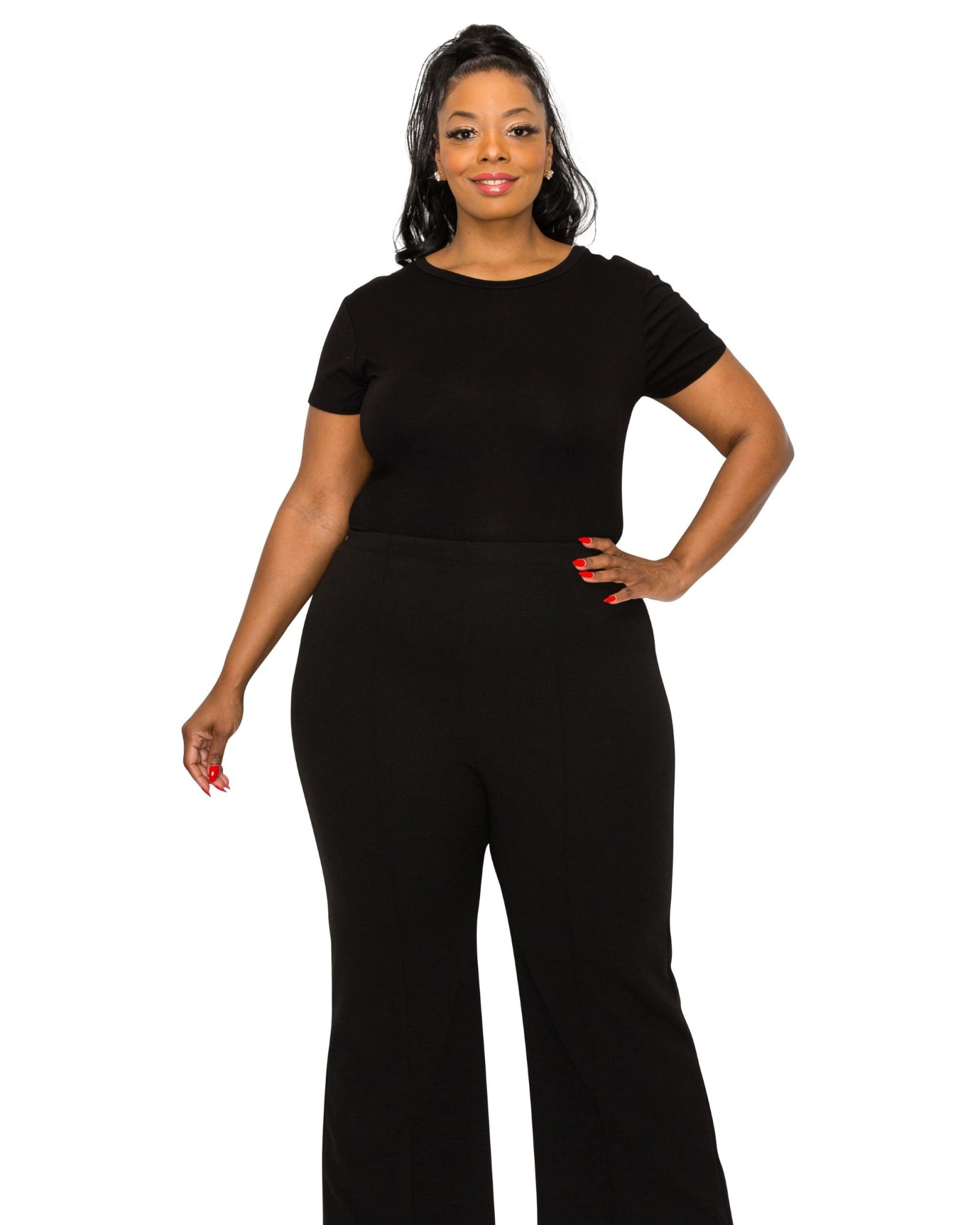 Plus Size Black Pants