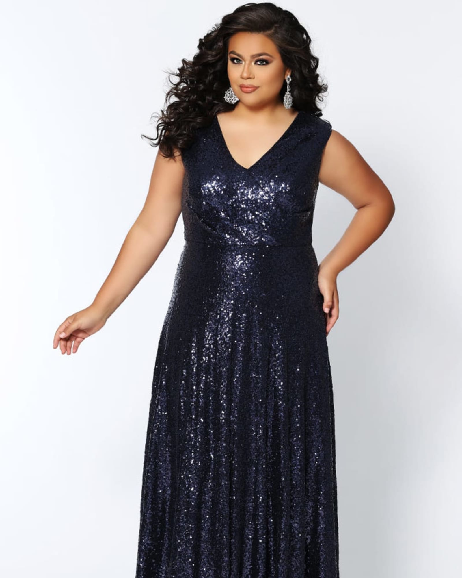 City Lights Formal Gown | Navy