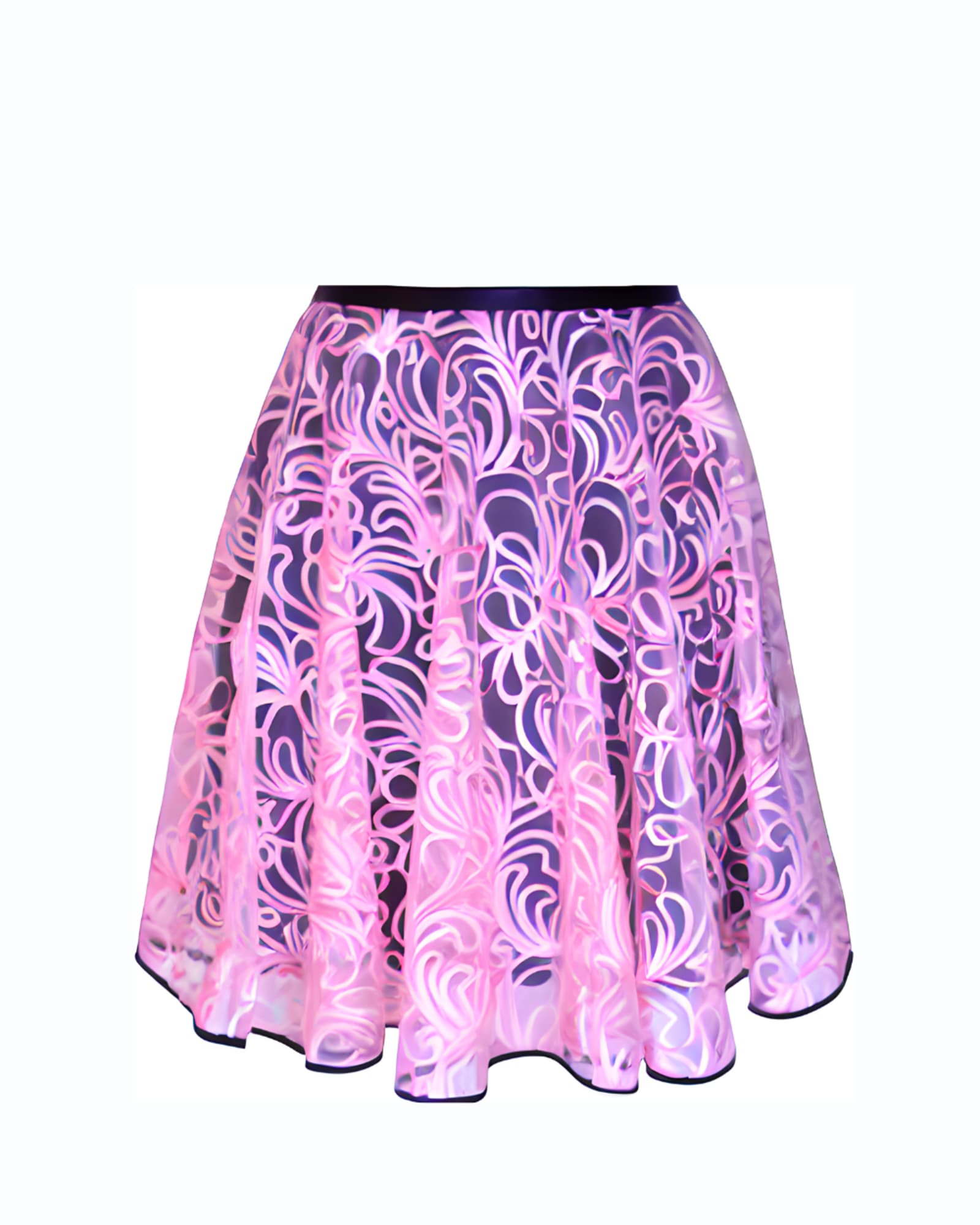 Overlay Party Skirt | Blush Rose