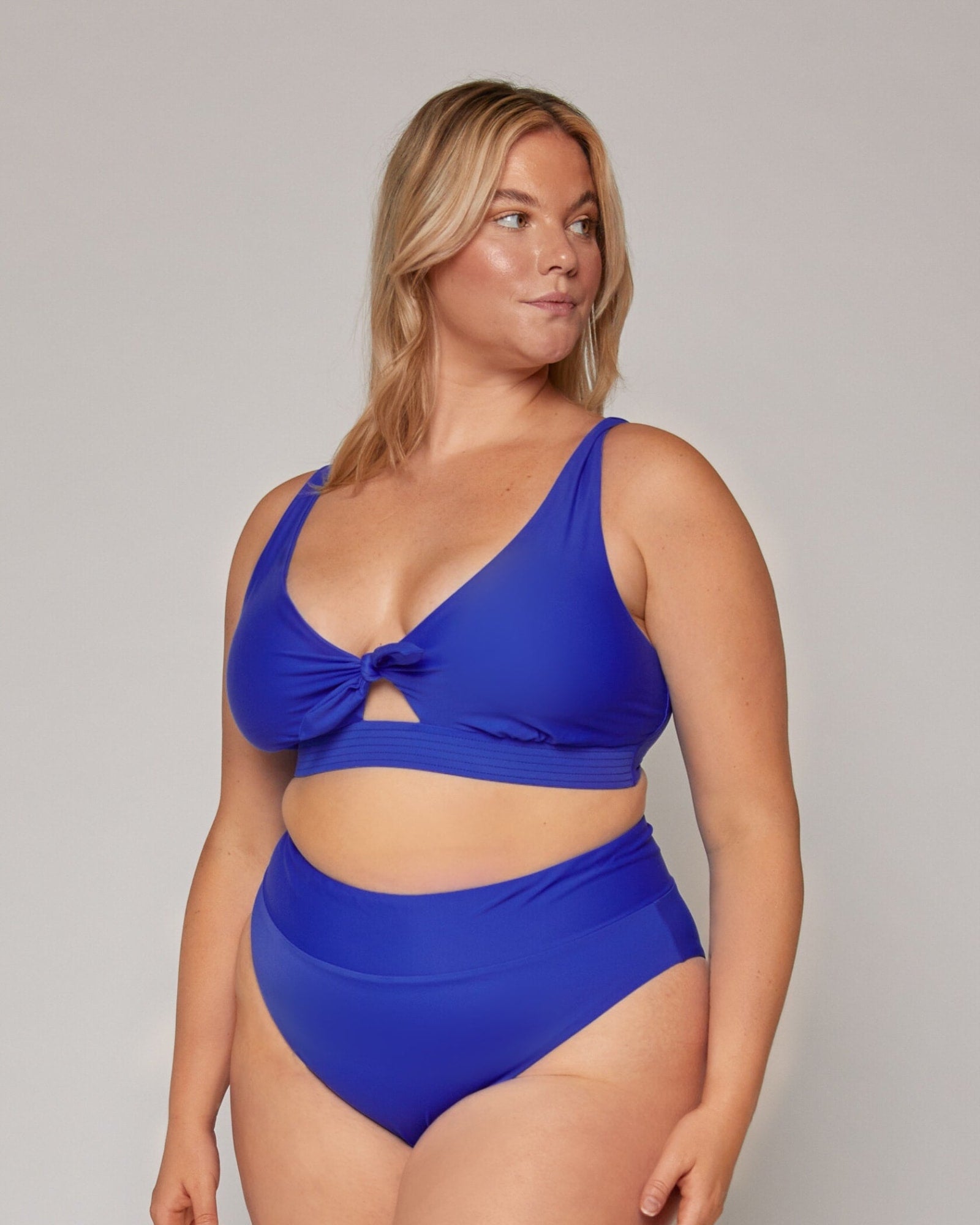 Capri High Tide Cheeky Bottoms | Cobalt