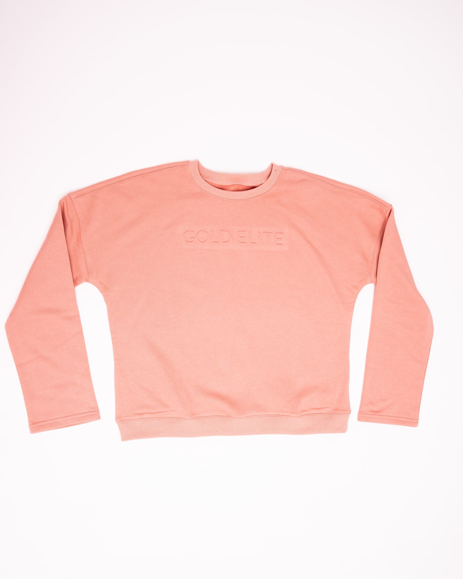 GOLD ELITE Crewneck Sweater | Burnt Coral