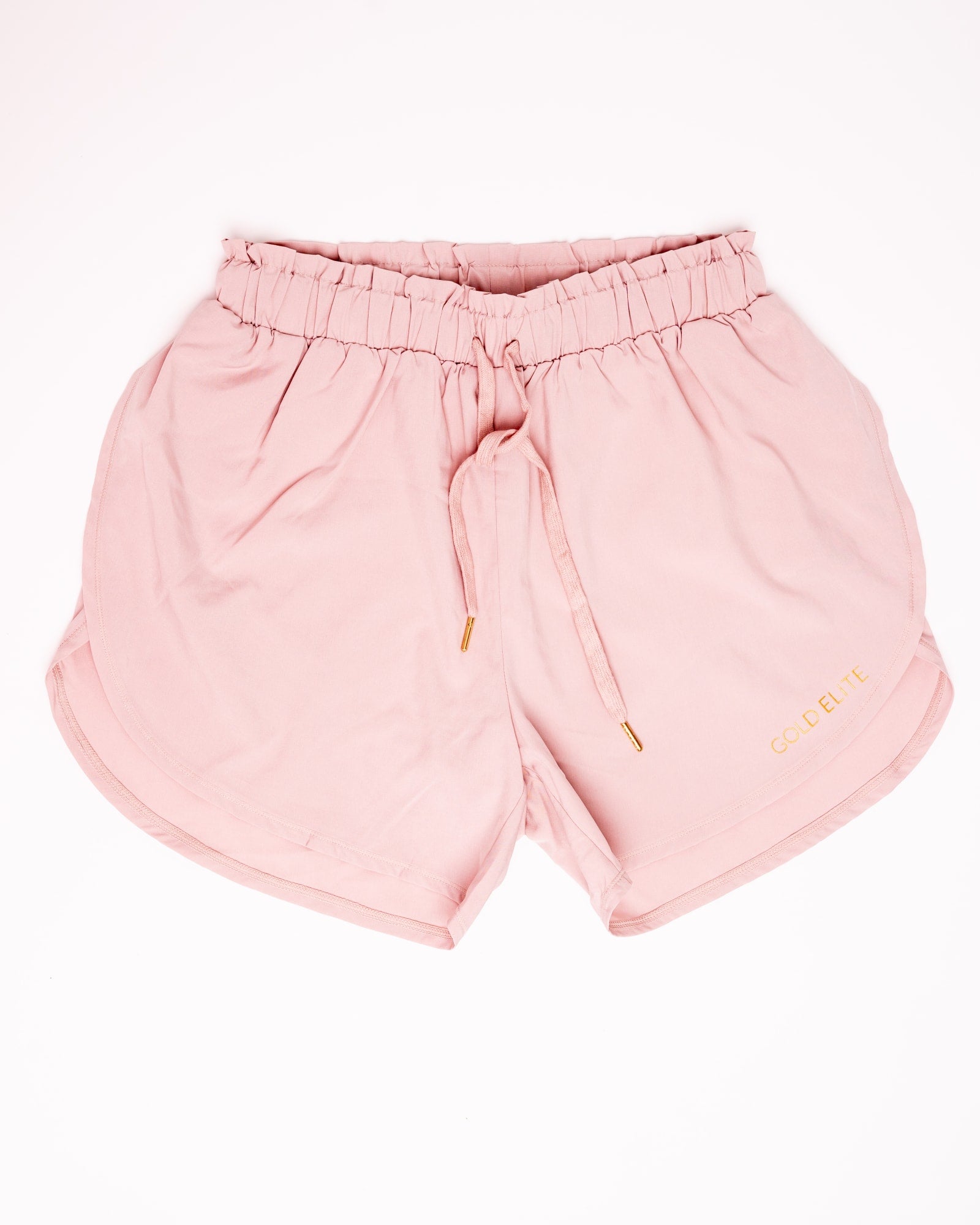 Flowy High Waisted Shorts with Liner | Light Pink