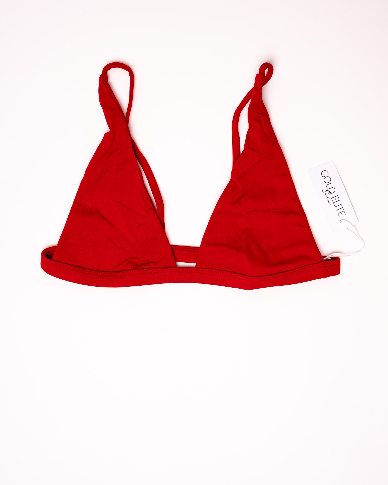 Victoria Bralette Bikini Top | Colonial Red