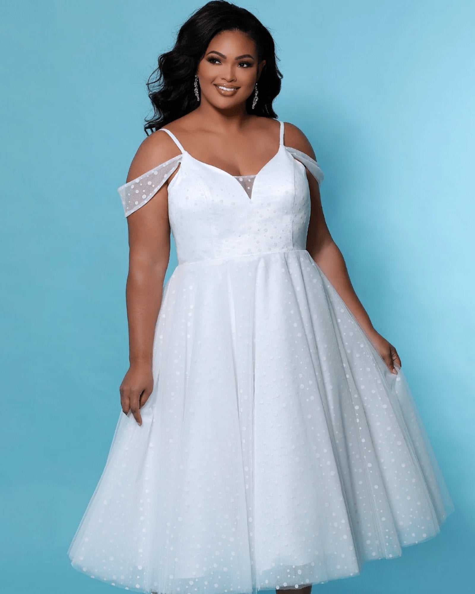 Plus Size White Bridal Gown