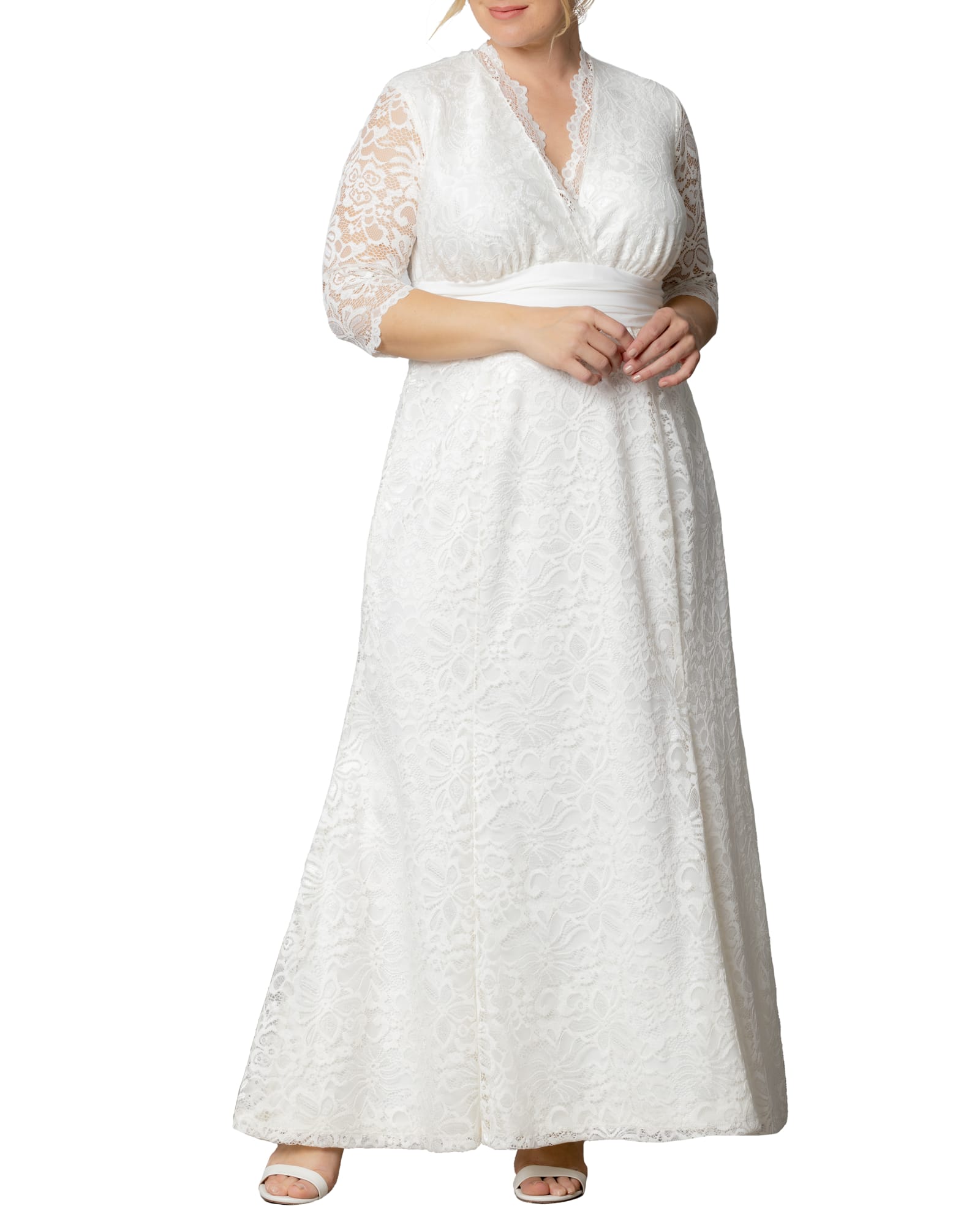 Amour Lace Wedding Gown | IVORY