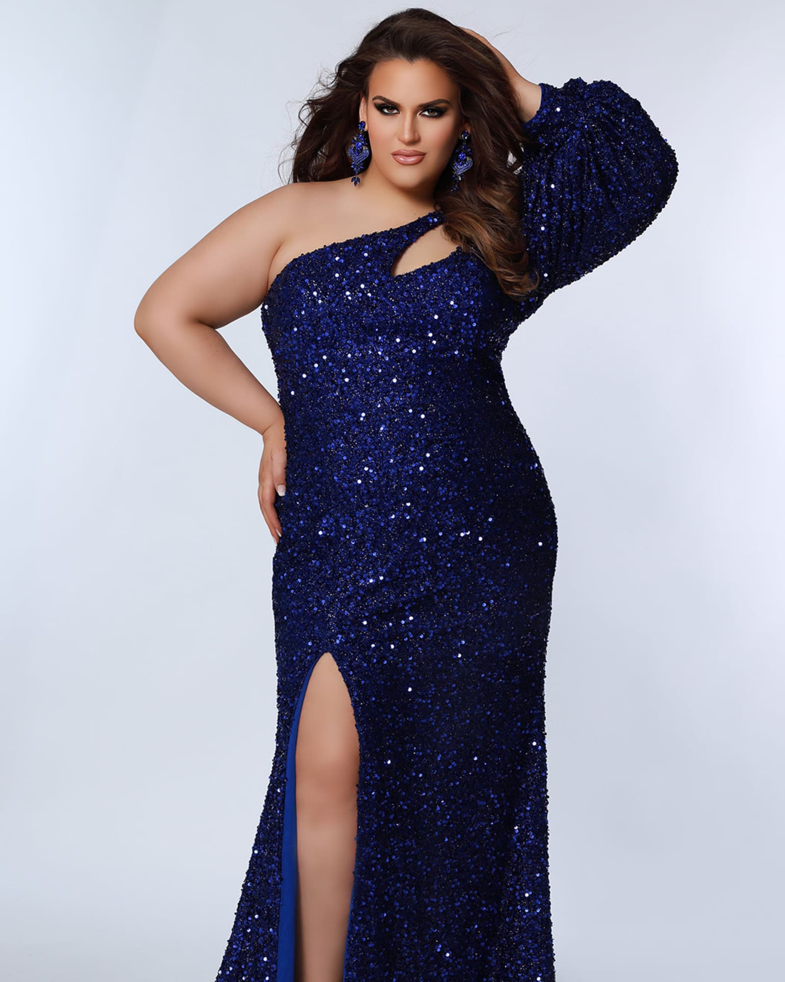 Sapphire Blue Cocktail Dress