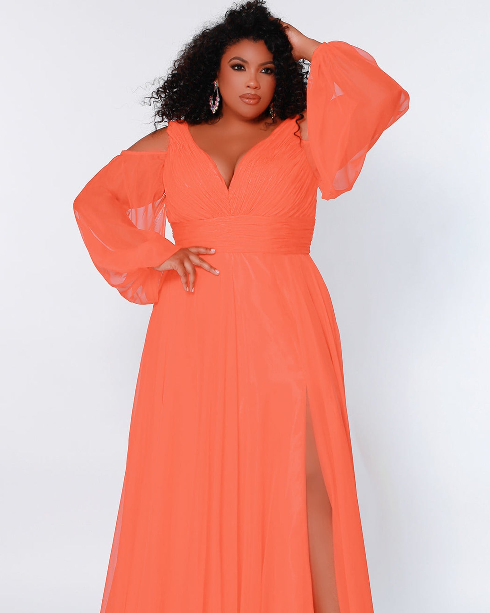 Lancer Evening Gown | Coral