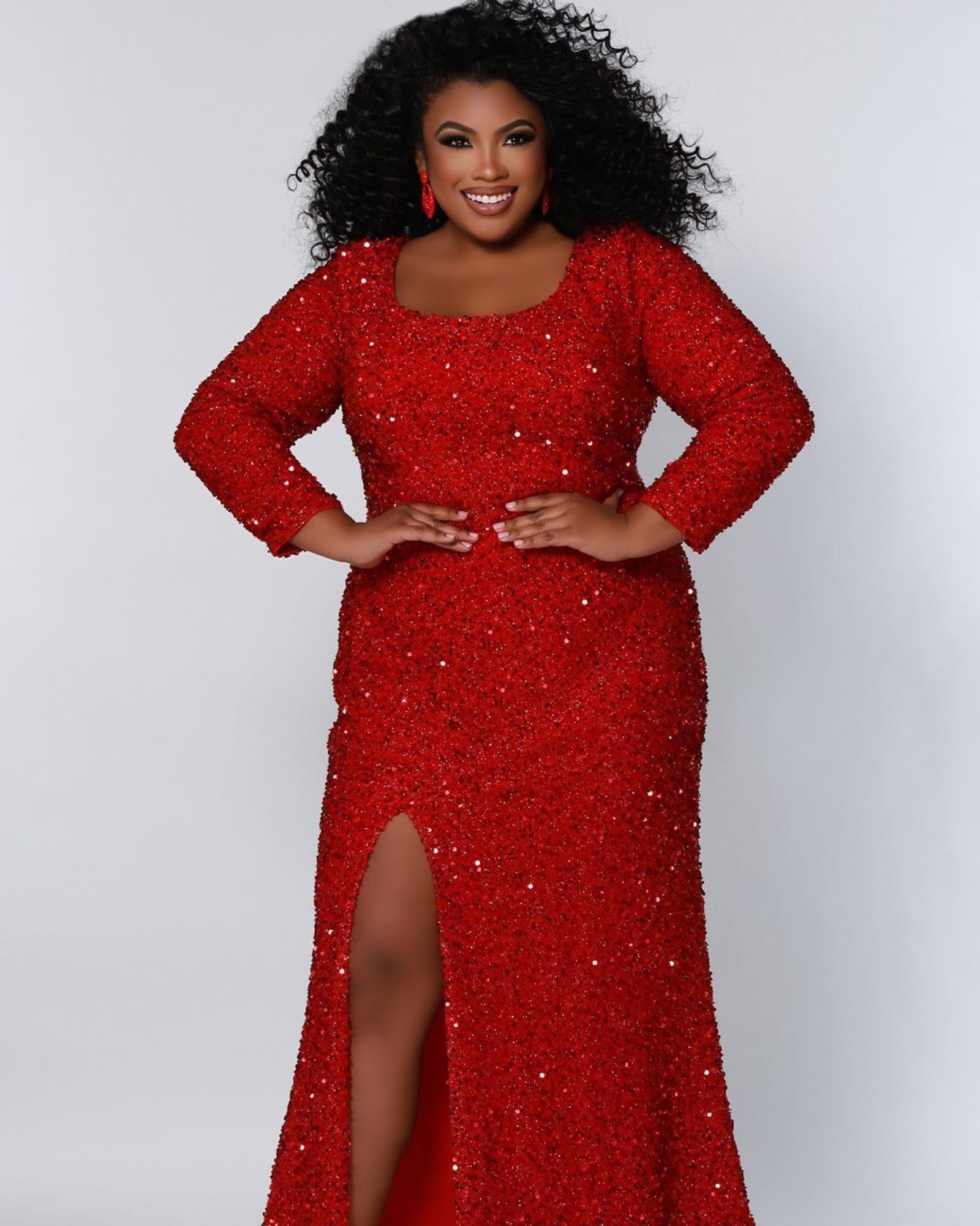 Lavish Lover Red Glitter Ball Gown – Zil boutique