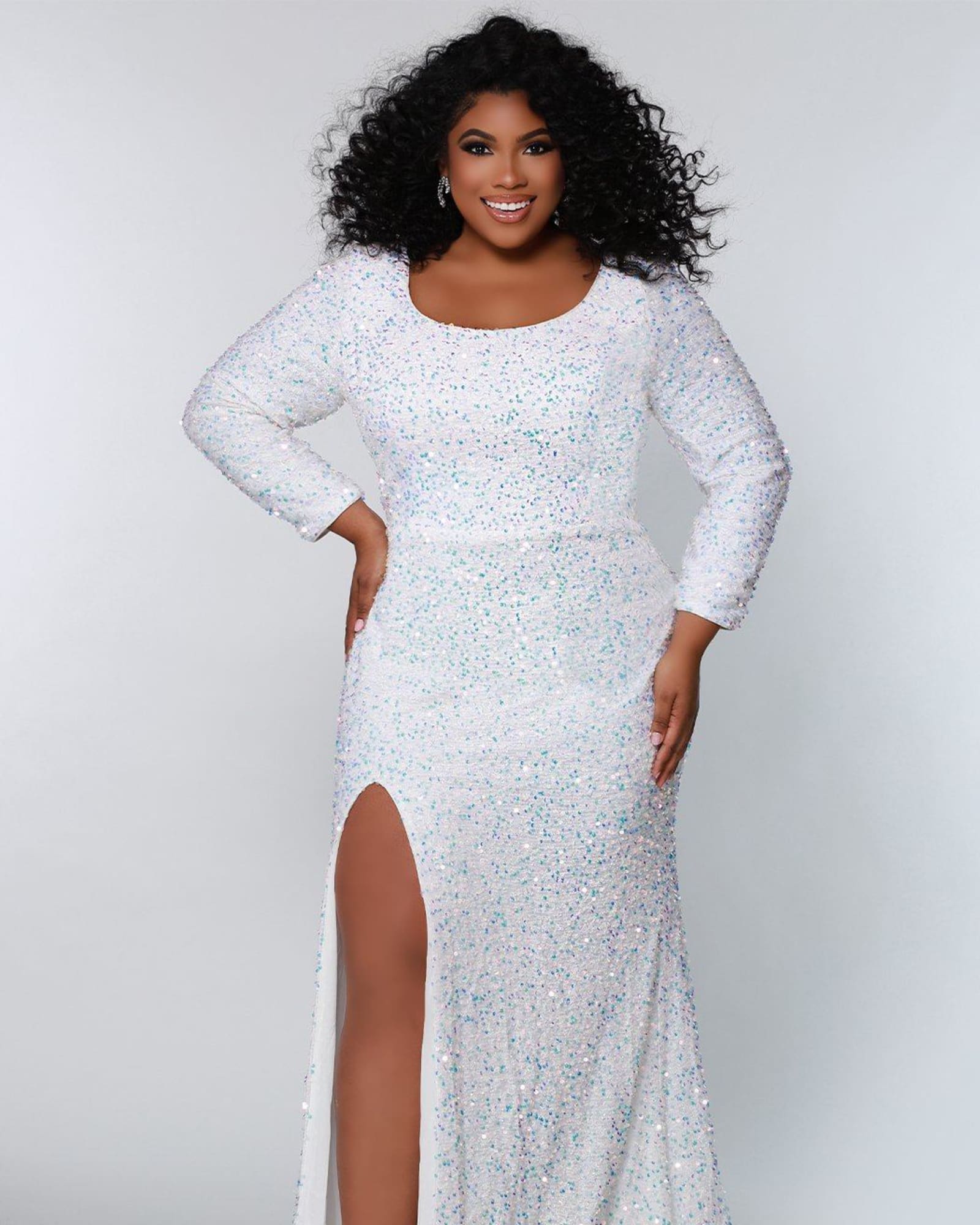 plus size sequin sparkly cocktail dress