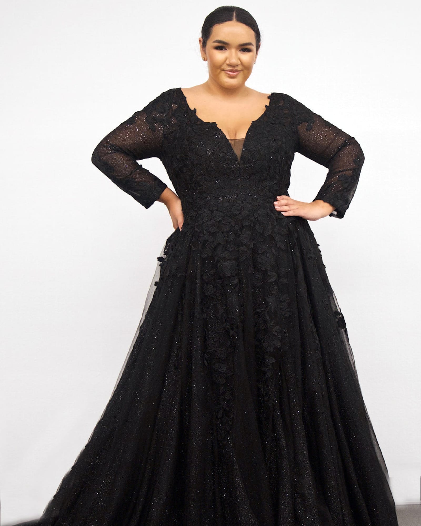 Black Plus Size formal Dresses, June Bridals