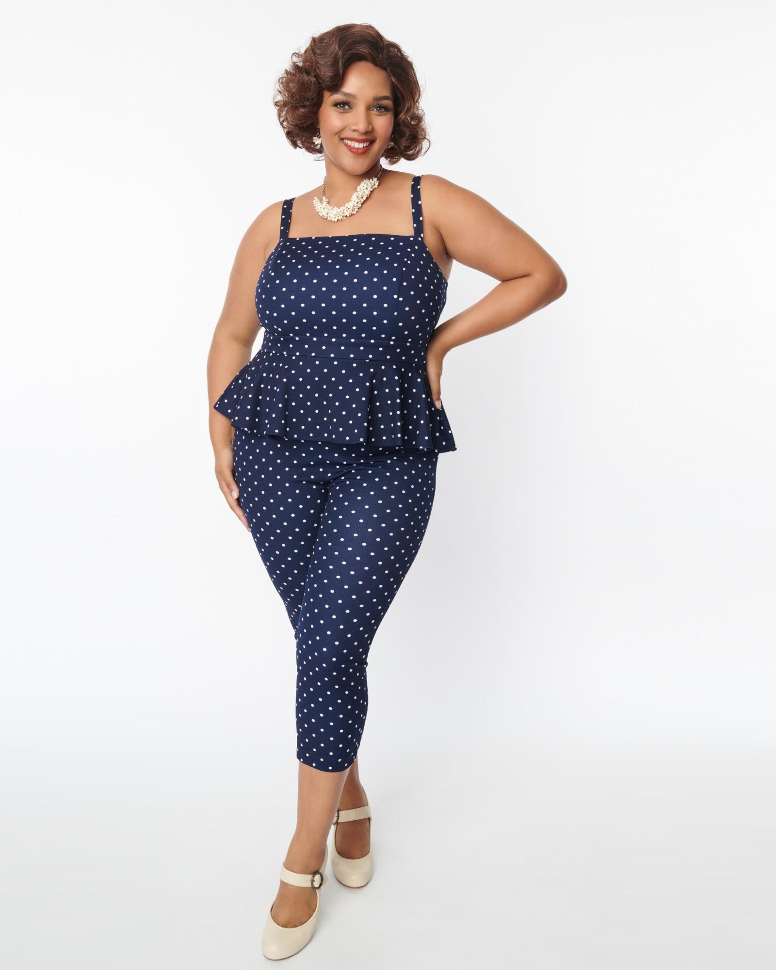 Plus Size Chiffon Jumpsuit