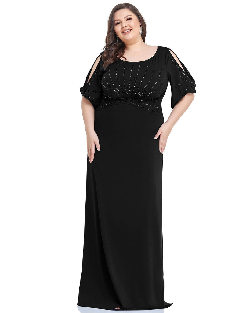 Simple Bodycon Formal Evening Dress | Black