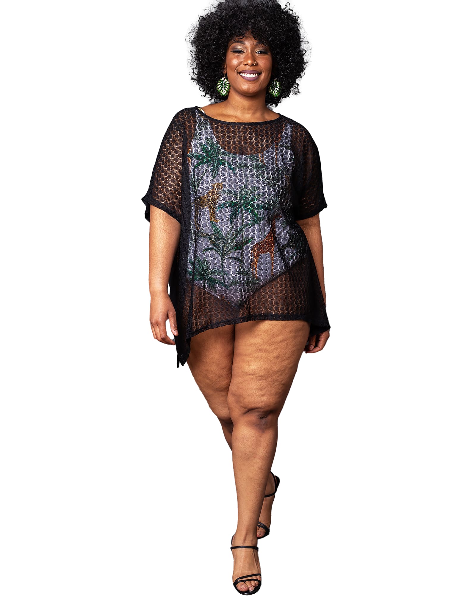 Plus Size Raven Tee Shirt Dress - Black – Curvy Sense