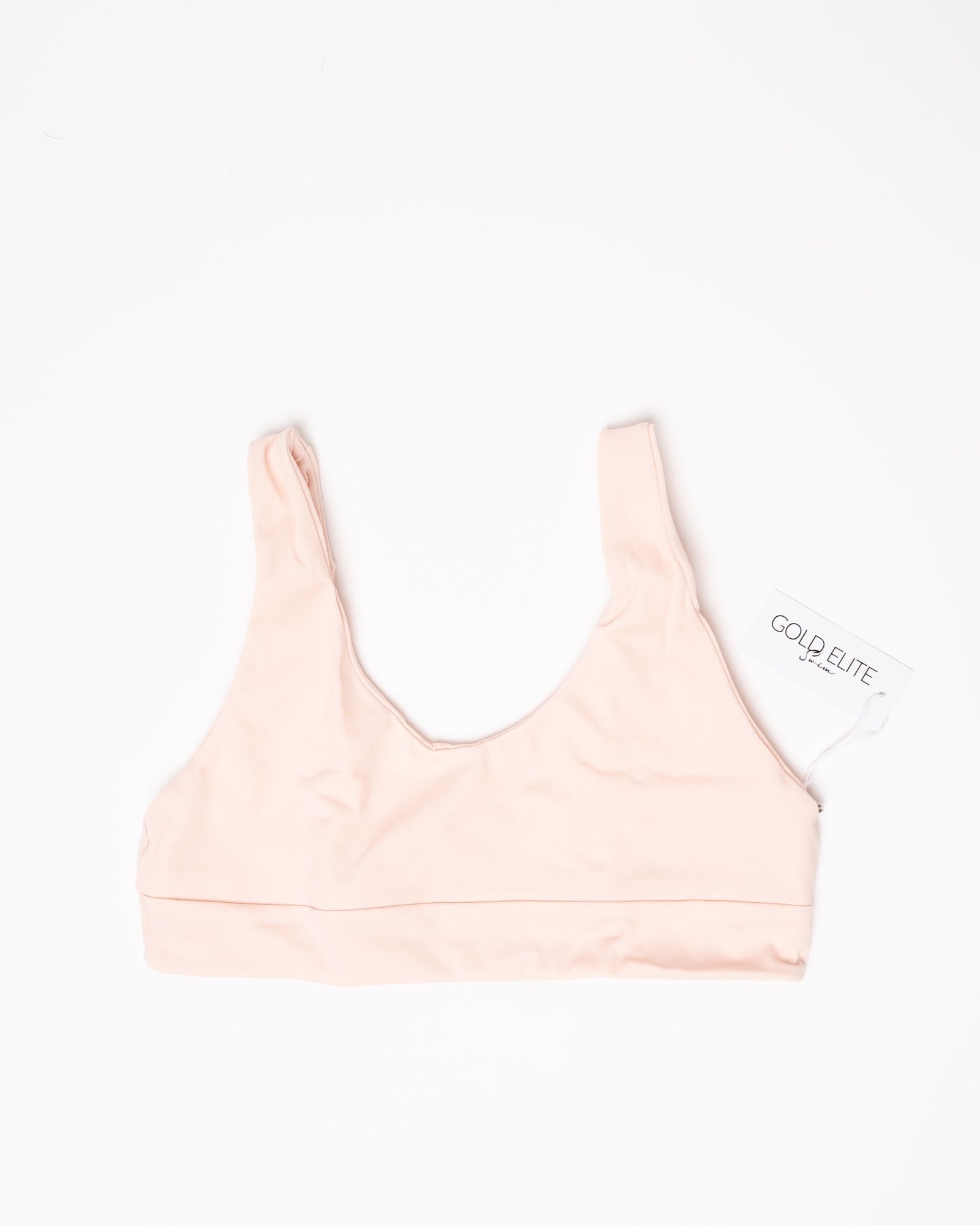 Olivia Bikini Top (wide strap) | Soft Pink