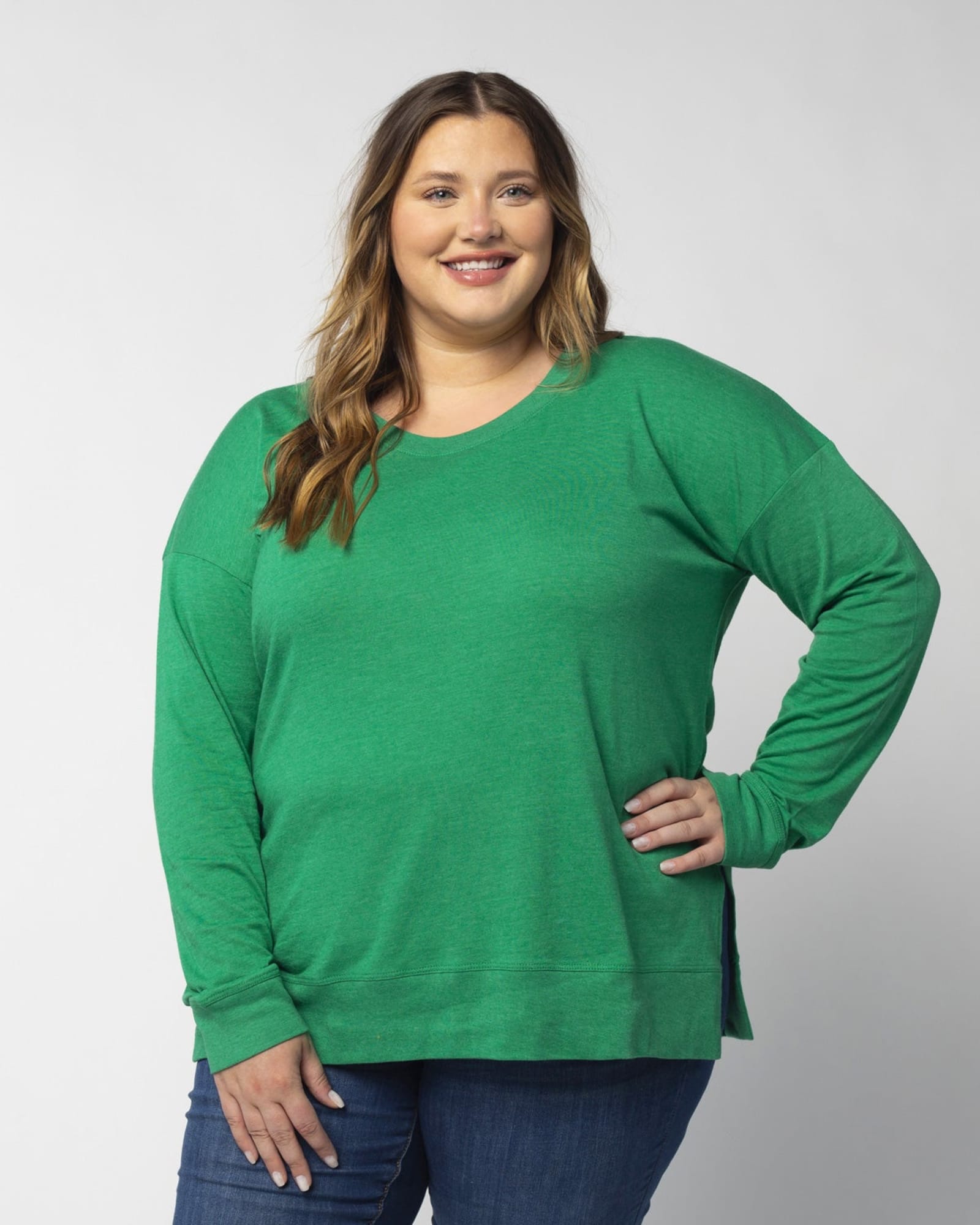 Plus Size Green Tunic