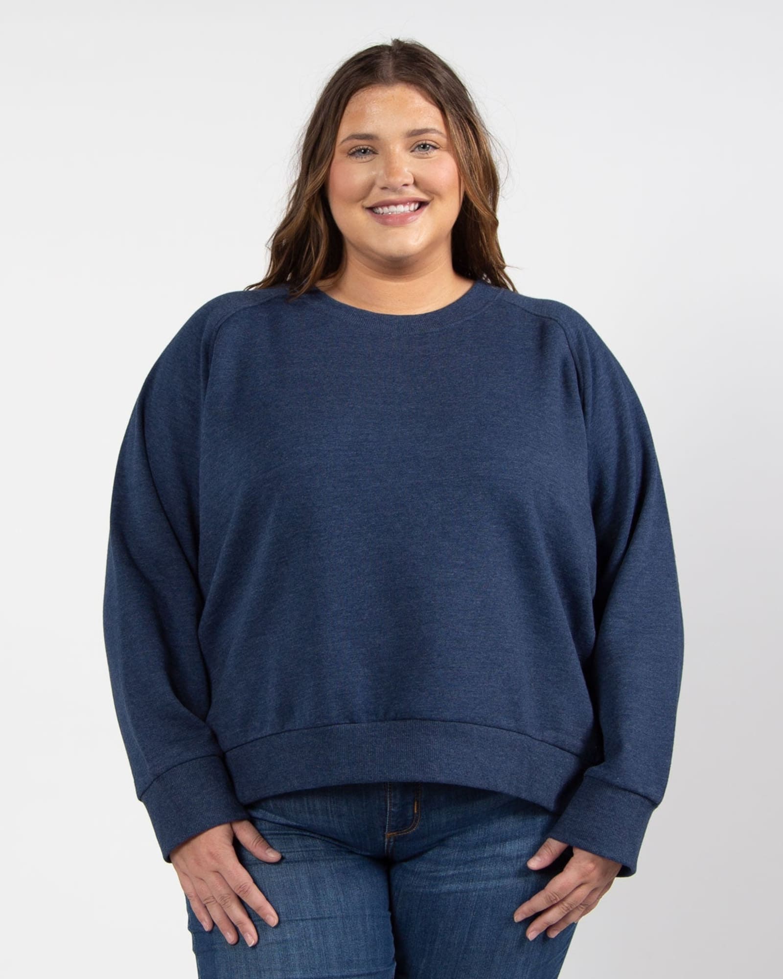 Navy Blue Oversized Sweater