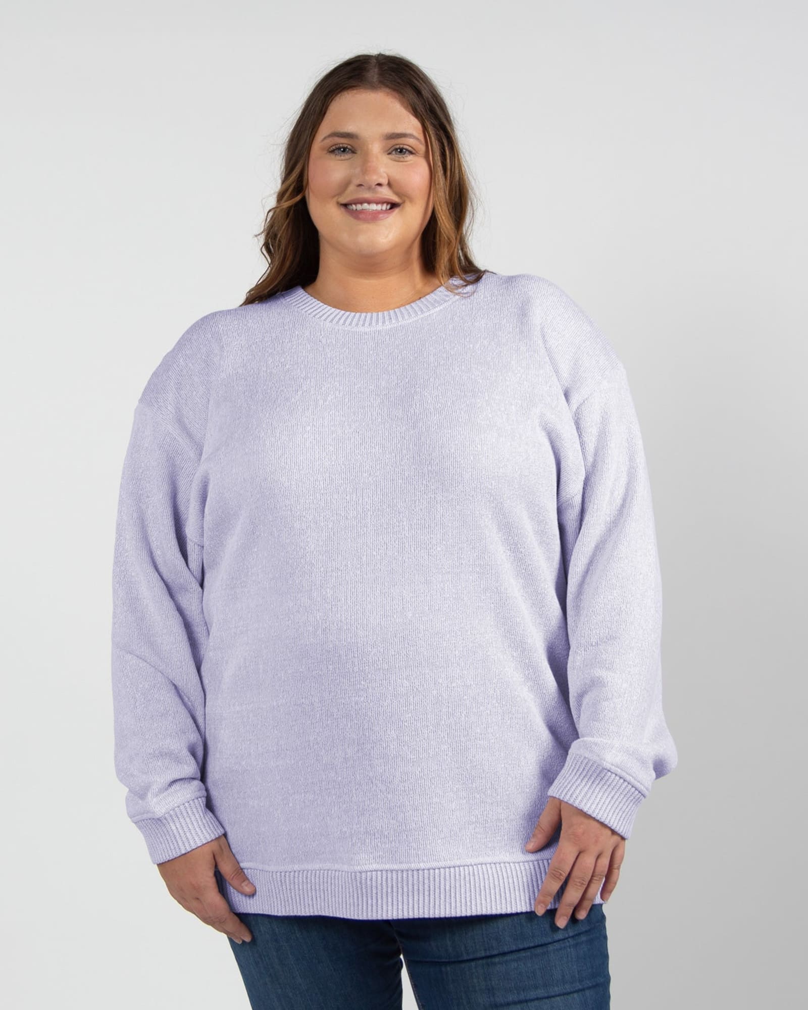 Warm Up Crew Sweatshirt | Grape