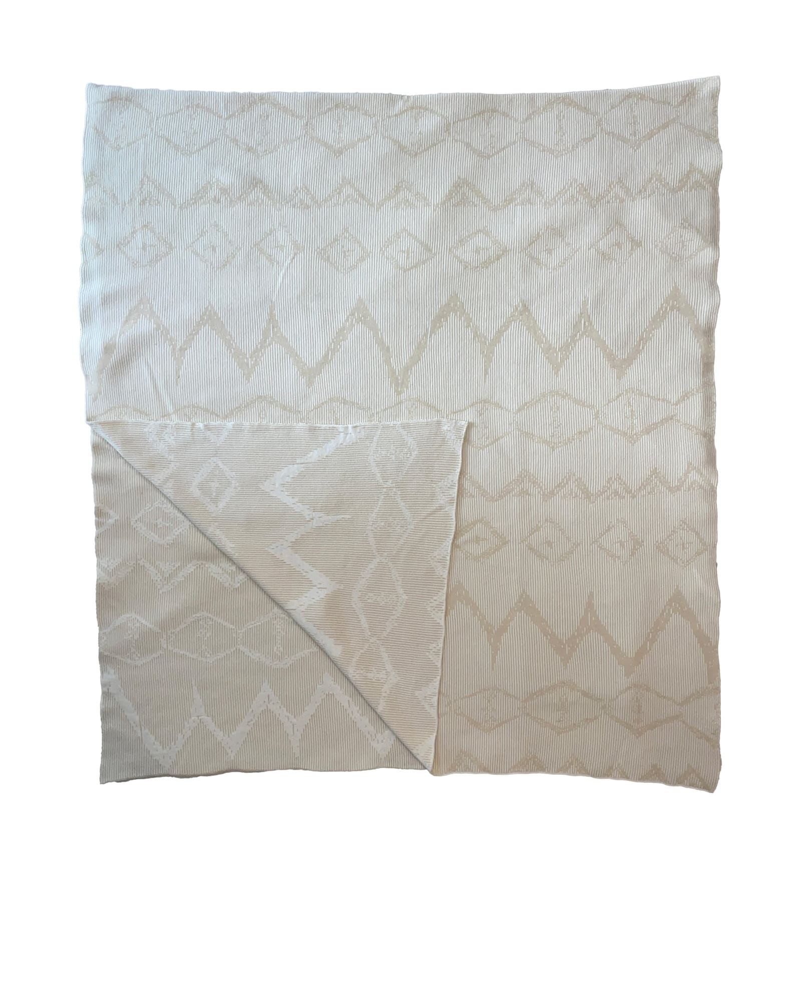 Cashmere/Cotton Blend Blanket | Beige/Cream