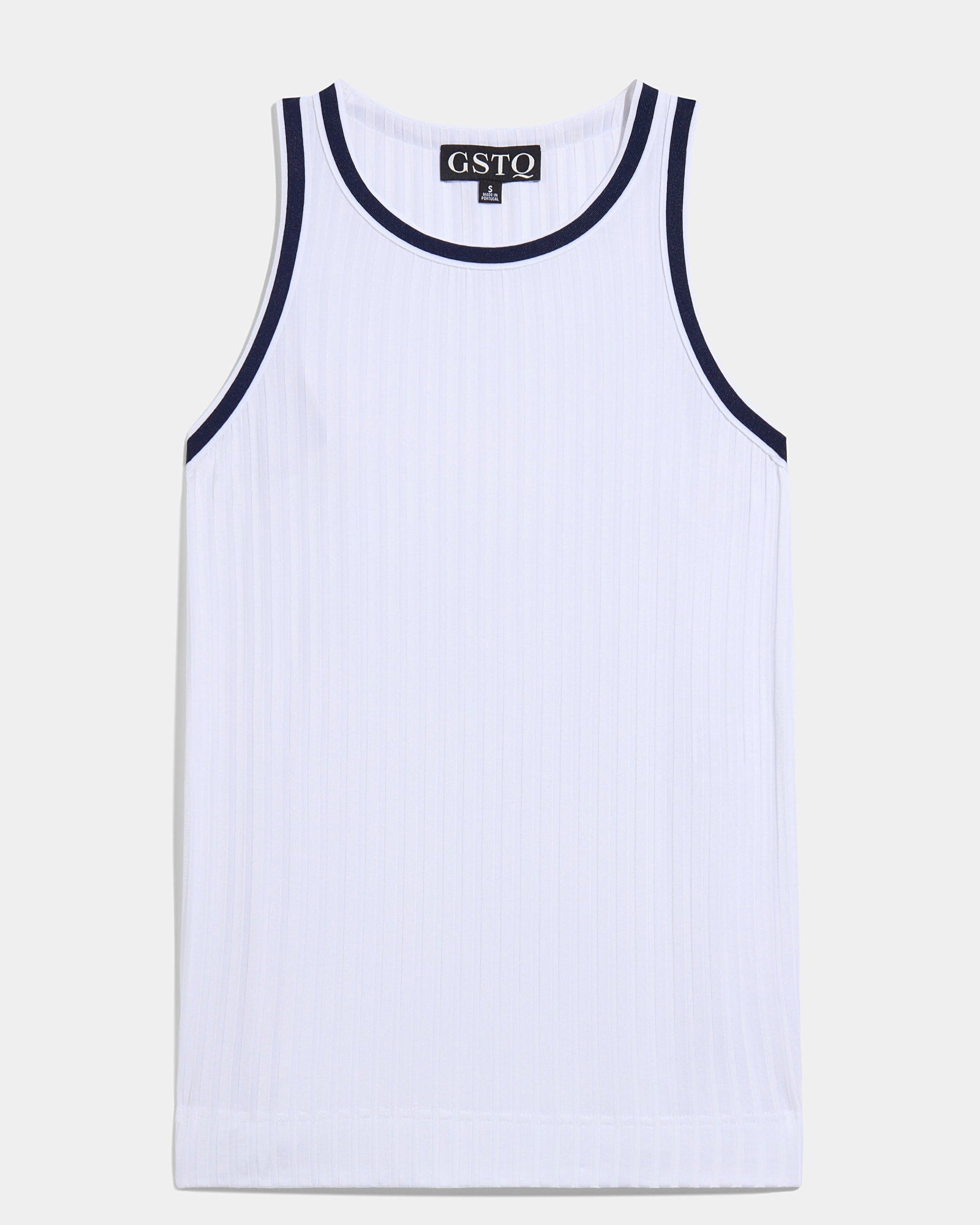 Fadeaway Racer Tank | GSTQ White