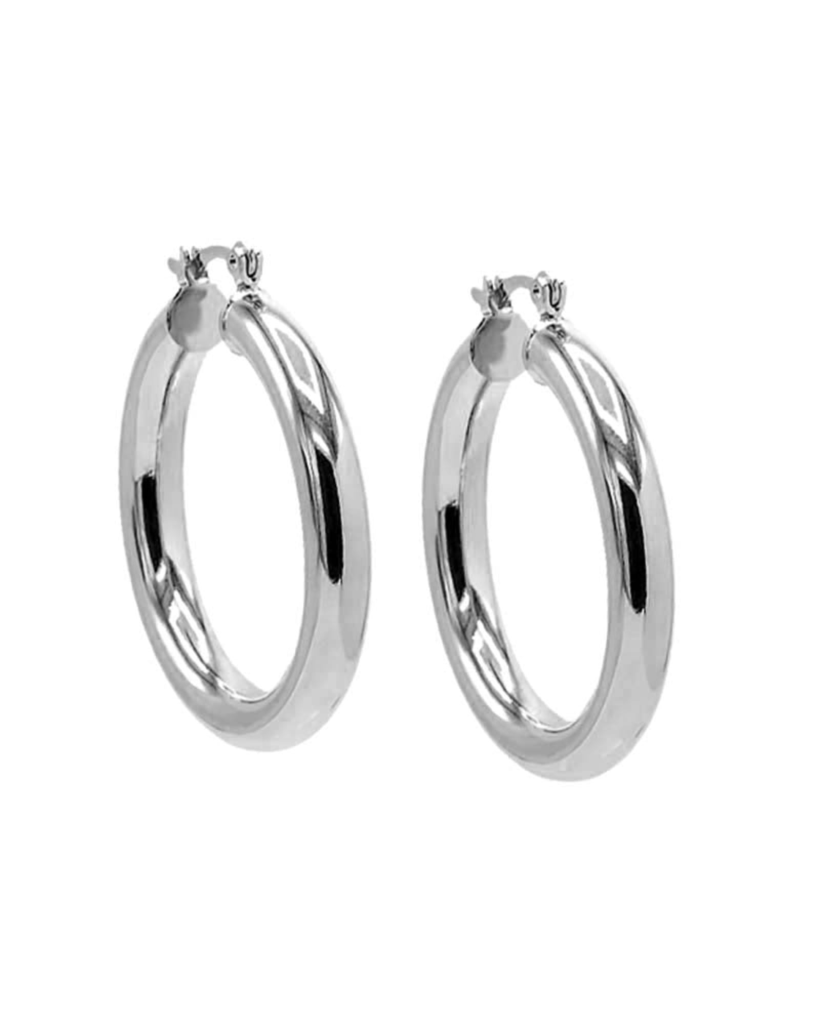 ChicSilver Women's Sterling Silver Hoop Earrings