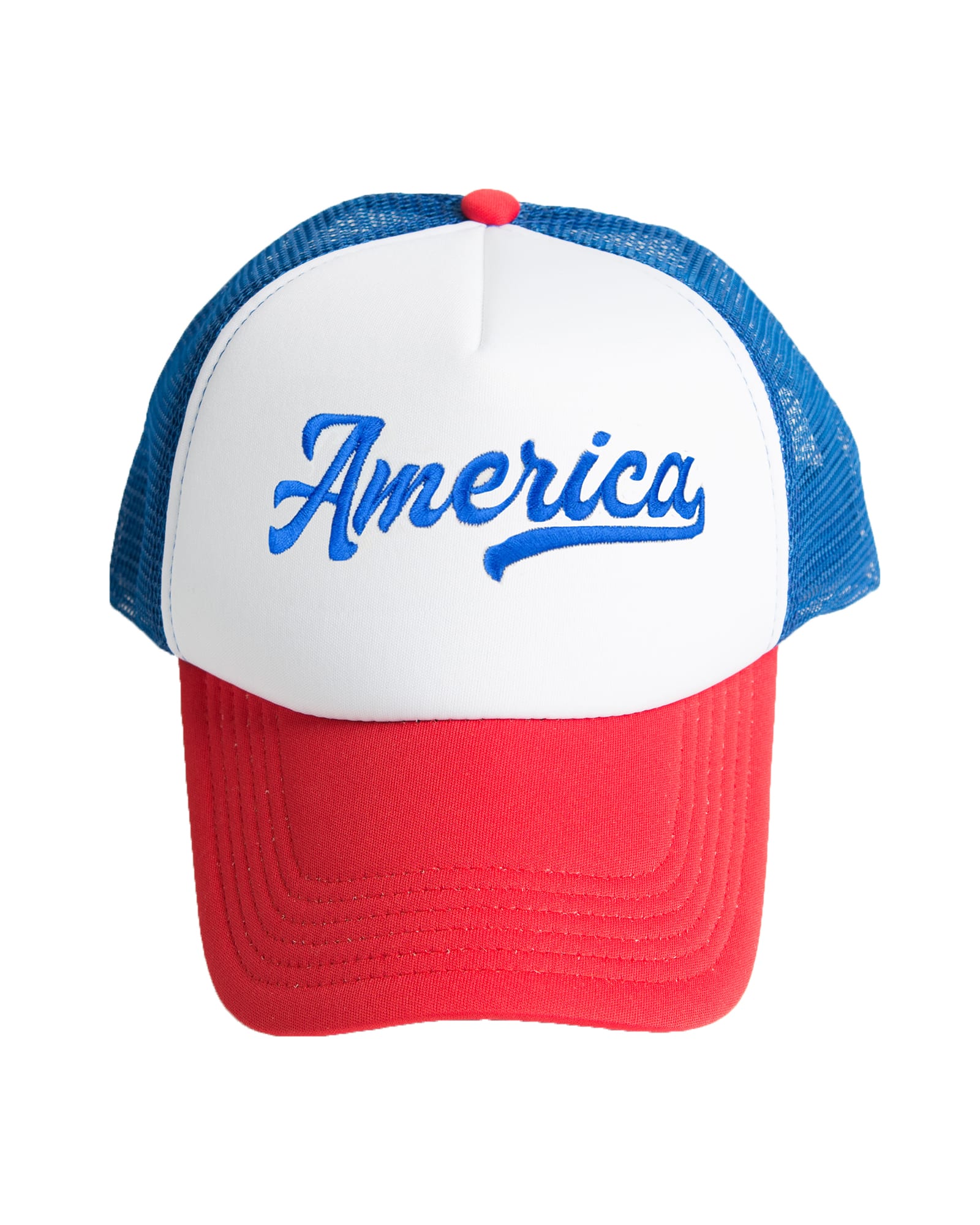 Retro America Foam Tucker Hat | White/Red/Royal