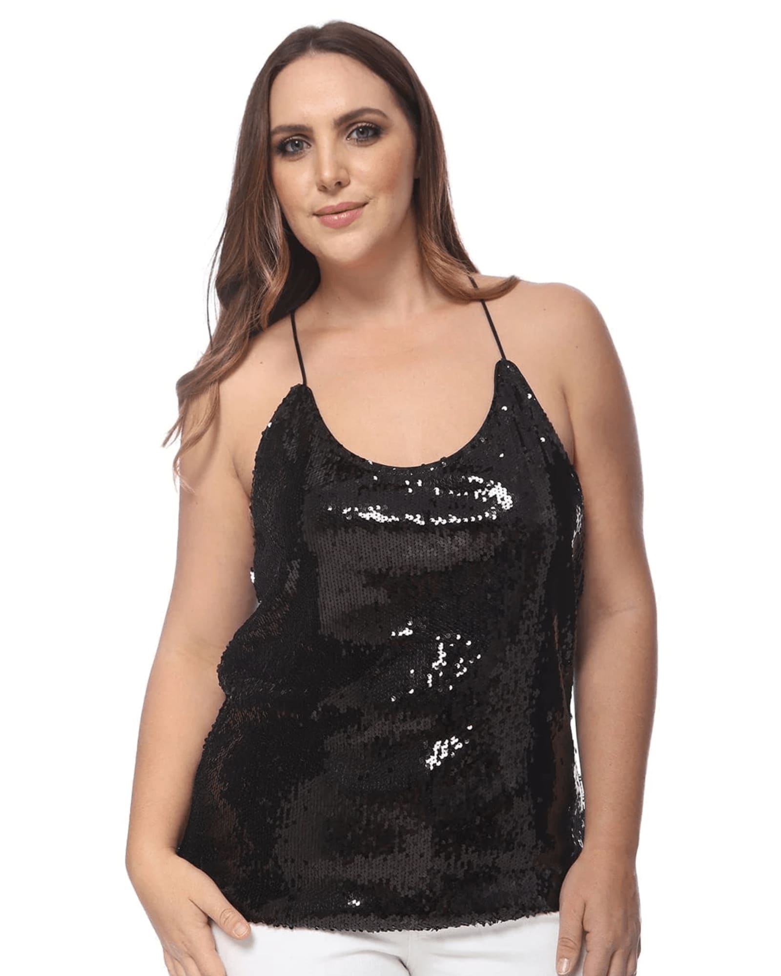 Anna-Kaci One-Shoulder Sequin Top, The Chicest Sequin Tops on ,  Because Everyone Could Use a Party Top