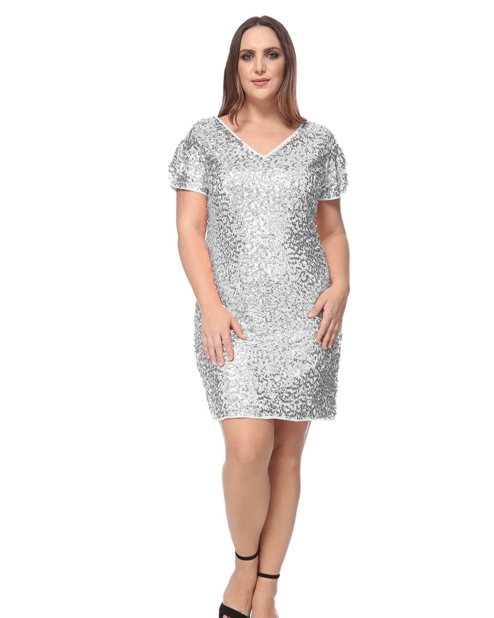 The Perfect Affordable V-Neck Dress - Katie's Bliss