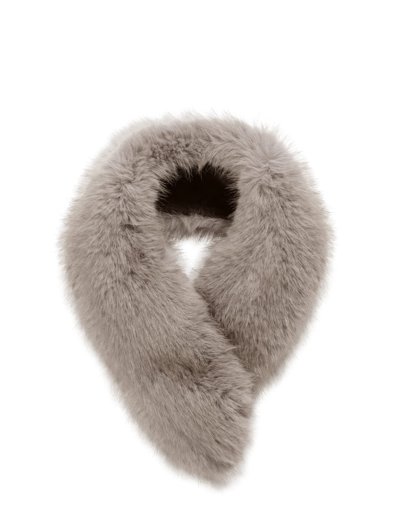 Fabulous Furs Chateau Faux Fur Clip Scarf, Midnight, Women's, Scarves & Wraps Scarf Scarves