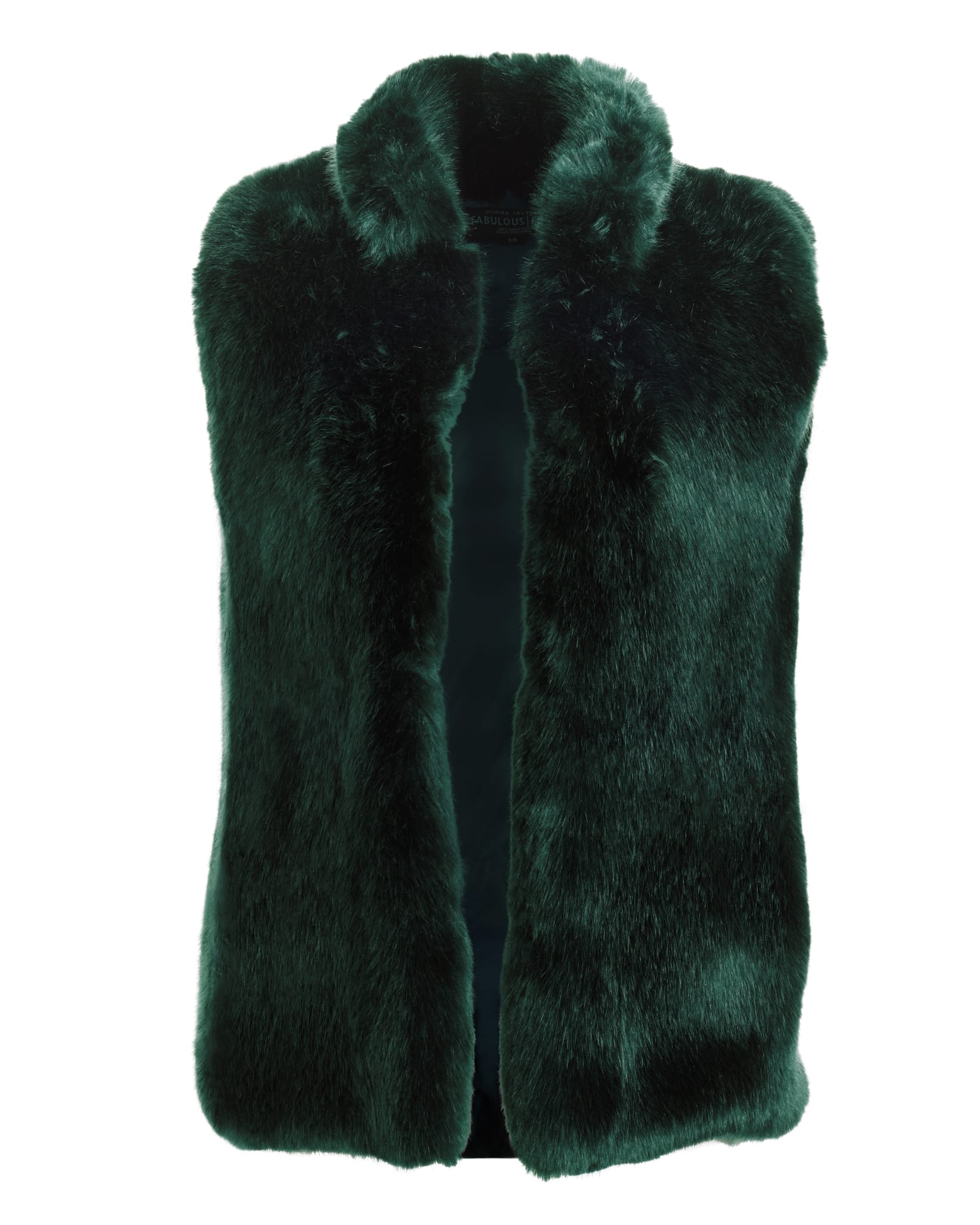 Couture Hook Vest | Emerald Mink