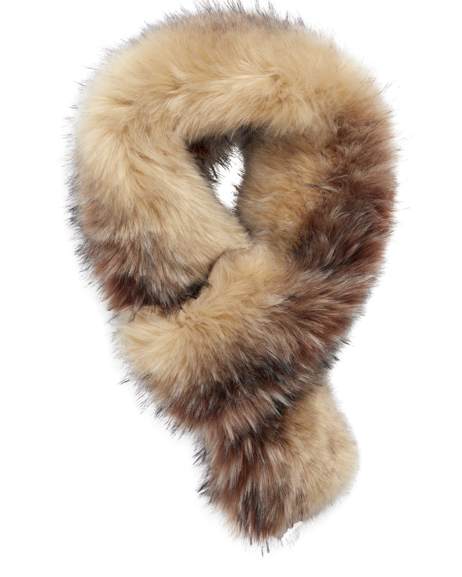 Arctic Fox Faux Fur Loop Scarf