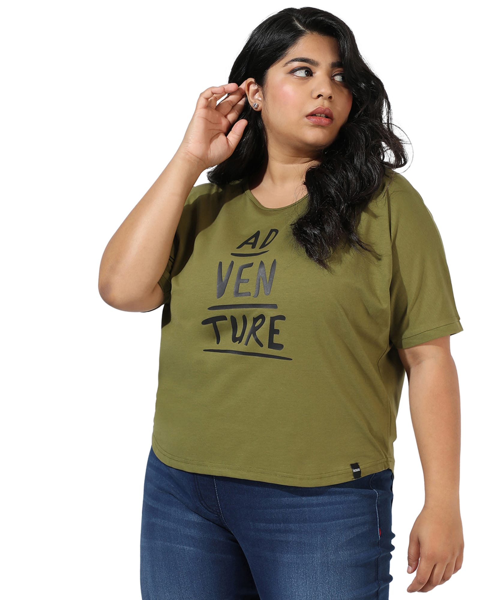 Olive Green Shirt For Women